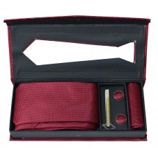 Набор средний бордовый (узор)