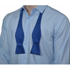 Галстук-бабочка синяя