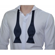 Галстук-бабочка темно-синяя