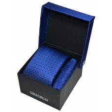 Набор средний синий (в узор)