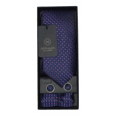 Набор средний цвет индиго (в клетку)