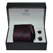 Большой набор черно-бордовый (в полоску) Большой набор черно-бордовый (в полоску)