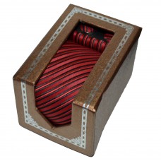 Набор маленький бордовый (в полоску)