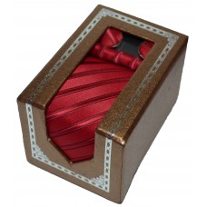 Набор маленький красный (в крупную полоску)