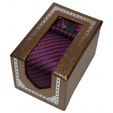 Набор маленький темно-розовый (в полоску)