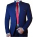 Пиджак приталенный стойка (Синий) 
